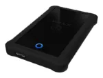 Raidsonic ICY BOX IB-233U3-B External enclosure for 2.5″ SATA HDD/SSD with USB 3.0 interface and silicone protection sleeve SATA I, II, III USB 3.0 2.5″