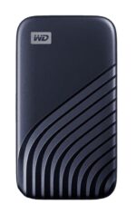 External SSD WESTERN DIGITAL My Passport 1TB USB-C Write speed 1000 MBytes/sec Read speed 1050 MBytes/sec WDBAGF0010BBL-WESN