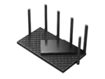 TP-LINK AXE5400 Tri-Band Gigabit Wi-Fi 6E Router Archer AXE75 802.11ax 10/100/1000 Mbit/s Ethernet LAN (RJ-45) ports 4 Mesh Support Yes MU-MiMO No No mobile broadband Antenna type External 1