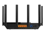 TP-LINK AXE5400 Tri-Band Gigabit Wi-Fi 6E Router Archer AXE75 802.11ax 10/100/1000 Mbit/s Ethernet LAN (RJ-45) ports 4 Mesh Support Yes MU-MiMO No No mobile broadband Antenna type External 1