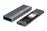 Digitus USB M.2 hard disk enclosure, SSD, external, NVMe + SATA, 10Gbps (NVMe) 6 Gbps (SATA), USB3.1 Gen2 DA-71156