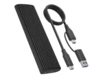 Raidsonic M.2 NVMe and SATA SSD Enclosure via USB Type-C IB-1808MCT-CU31
