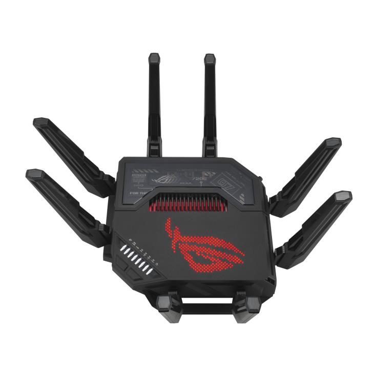 46d38d96-d0de-4f86-844c-be1a62a0a193 Wireless Router ASUS Wireless Router 25000 Mbps Mesh Wi-Fi 6 Wi-Fi 7 USB 2.0 USB 3.2 2 WAN 1×100/1000M 4×2.5GbE 2x10GbE GT-BE98