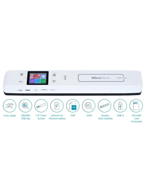 IRIS IRIScan Book 7 Handheld Scanners