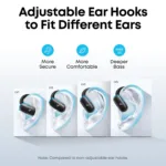 Anker Soundcore Open-Ear Headphones, Comfortable Fit, Clear Sound, Lidless Case V40i