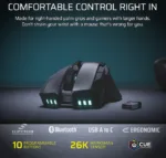 Corsair IRONCLAW SE Gaming Mouse Wireless/Wired 2.4GHz, Bluetooth, USB-C Black