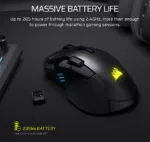 Corsair IRONCLAW SE Gaming Mouse Wireless/Wired 2.4GHz, Bluetooth, USB-C Black