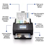 Epson Document scanner WorkForce ES-590W Colour