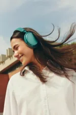 Sennheiser Headphones MOMENTUM 4 Bluetooth Full size Microphone Teal Noise canceling Wireless