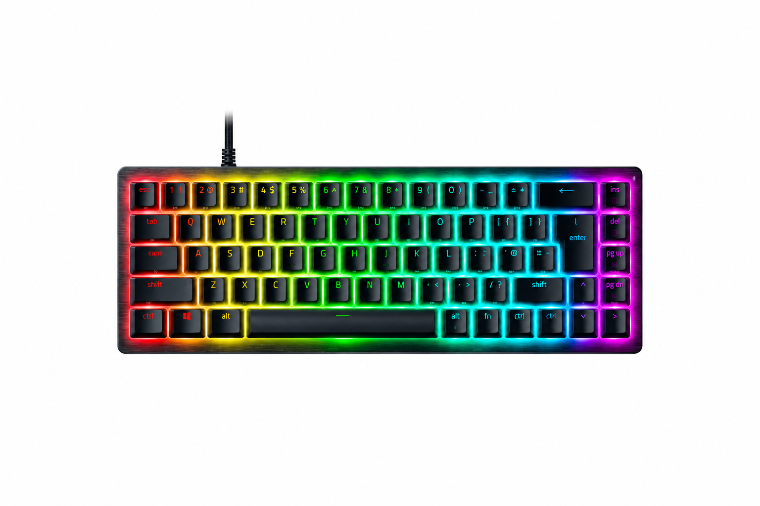 609881-rz03-05930100-r3m1-8887910075524-0.webp Razer Hall Effect Magnetic Esports Keyboard Huntsman V3 HE Magnetic Mini 65% 8KHz Keyboard Wired US Razer Hall Effect Magnetic Switches