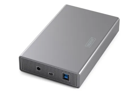 Digitus USB 3.0 hard disk enclosure, 3.5″, SATA, 16TB, aluminum DA-71106-1