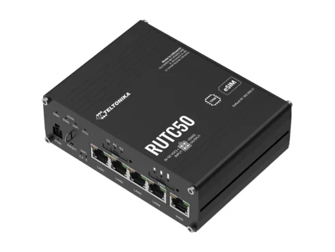 Teltonika RUTC5021 Industrial 5G Router with Wi-Fi 6