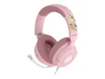 Razer Gaming Headset Kraken V4 X Wired On-ear Microphone Pikachu & Eevee Edition