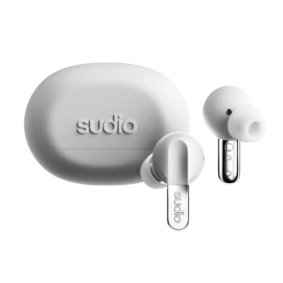 613252-n3prowht-7350071384794-0.webp Sudio Earbuds N3 Pro Bluetooth In-ear Microphone Chrome White Noise canceling Wireless