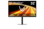 LG 32G620B-B UltraGear 32 ” IPS QHD 16:9 200 Hz 1 ms 2560 x 1440 pixels 300 cd/m² HDMI ports quantity 2