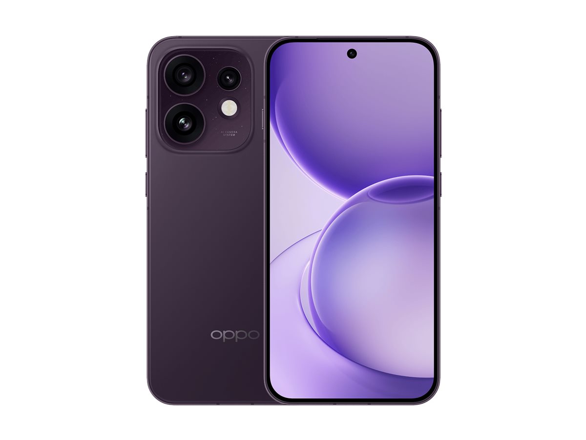 614545-110010237647-6942675412686-0.webp OPPO Reno16 5G (CPH2865) Purple Black 6.32 ” AMOLED 2640 x 1216 pixels Qualcomm Snapdragon 7 Gen 4 Internal RAM 8 GB 256 GB Dual SIM 5G Main camera resolution 50+50+50 MP Secondary camera resolution 50 MP Android 16