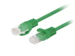 Lanberg Patchcord CAT.5E UTP 1M fluke passed 10-pack, Green PCU5-20CC-0100-G