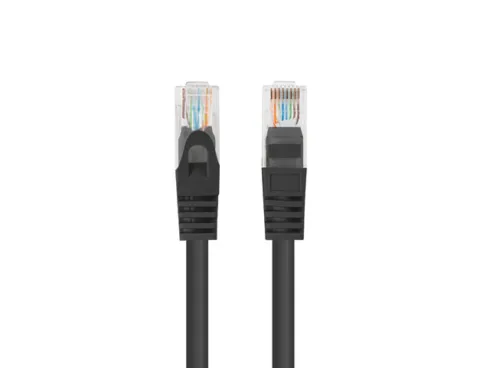 Lanberg Patchcord CAT.6 UTP 0.25M fluke passed 10-pack, Black PCU6-20CC-0025-BK