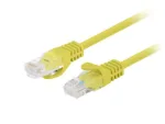 Lanberg Patchcord CAT.6 UTP 1.5M fluke passed 10-pack, Yellow PCU6-20CC-0150-Y