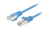 Lanberg Patchcord CAT.6 FTP 2M fluke passed 10-pack, Blue PCF6-20CC-0200-B