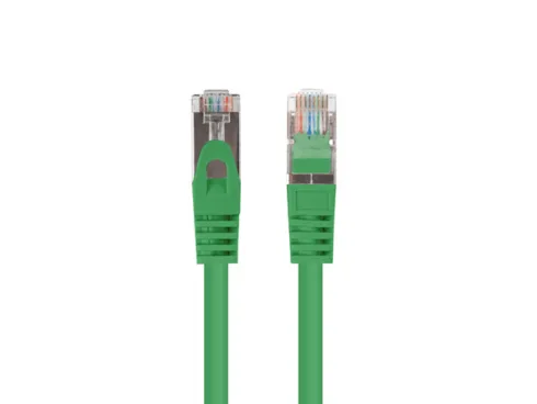 Lanberg Patchcord CAT.6 FTP 1M fluke passed 10-pack, Green PCF6-20CC-0100-G