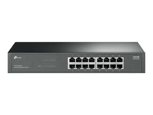 TP-LINK 16-Port Gigabit Switch LS1016G Unmanaged Desktop/Rack-mountable