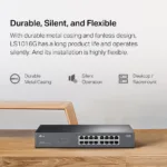 TP-LINK 16-Port Gigabit Switch LS1016G Unmanaged Desktop/Rack-mountable