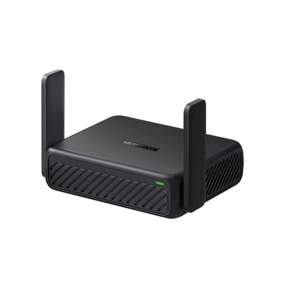 615346-mr84x-travel-6957939006303-0.webp Mercusys AX3000 Travel Router MR84X-Travel 802.11a 574/2402 Mbit/s 10/100/1000 Mbit/s Ethernet LAN (RJ-45) ports 1 Mesh Support No MU-MiMO No No mobile broadband Antenna type External Omni-directional 1