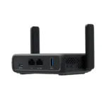 Mercusys AX3000 Travel Router MR84X-Travel 802.11a 574/2402 Mbit/s 10/100/1000 Mbit/s Ethernet LAN (RJ-45) ports 1 Mesh Support No MU-MiMO No No mobile broadband Antenna type External Omni-directional 1