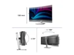 PHILIPS 34B2U5900C/00 34″ DUAL Mode Curved Business monitor 21:9/5120×2160/350cdm2/2ms/DP HDMI USB-C Philips 34B2U5900C/00 34 ” VA 21:9 120 Hz 2 ms 5120 x 2160 pixels 450 cd/m² HDMI ports quantity 2