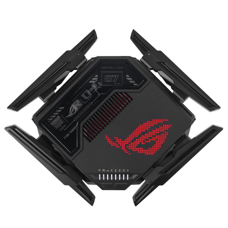 7f9b860b-c1b4-49b1-a00f-35eced35fc8d Wireless Router ASUS Wireless Router 25000 Mbps Mesh Wi-Fi 6 Wi-Fi 7 USB 2.0 USB 3.2 2 WAN 1×100/1000M 4×2.5GbE 2x10GbE GT-BE98