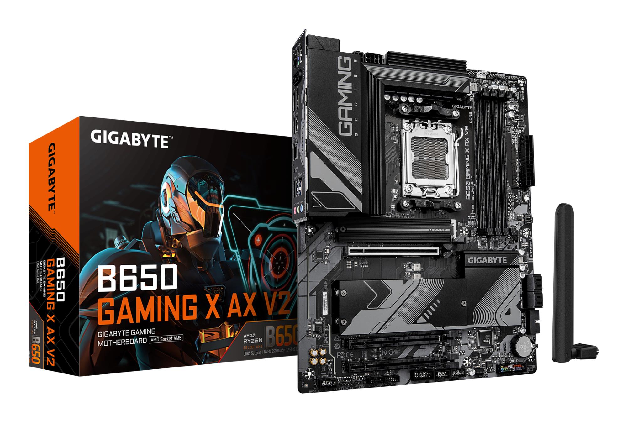aa84f7ff-3d54-4ed5-8e0a-e9b123b82e6e Mainboard GIGABYTE AMD B650 Socket AM5 ATX RAM DDR5-SDRAM 4xSlots Wi-Fi Yes Bluetooth Yes 3xPCI Express x16 slots 3xNumber of M.2 (M) slots B650GAMINGXAXV21.3