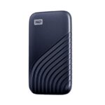 External SSD WESTERN DIGITAL My Passport 1TB USB-C Write speed 1000 MBytes/sec Read speed 1050 MBytes/sec WDBAGF0010BBL-WESN