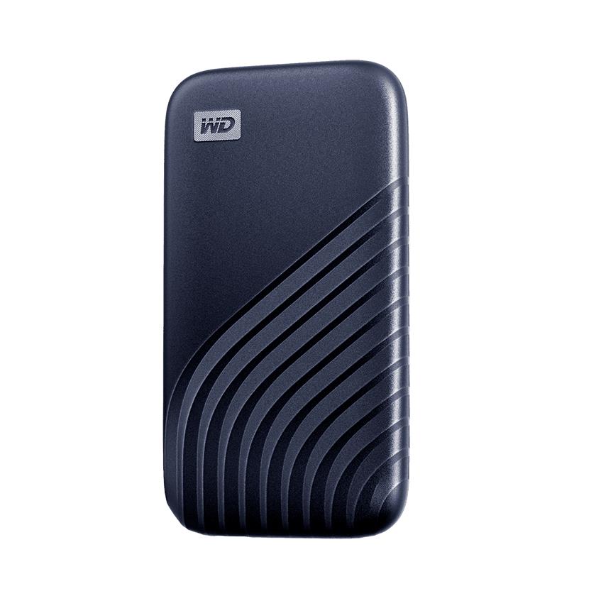 ac51a3c0-5f63-40ef-afa3-73344702d12c External SSD WESTERN DIGITAL My Passport 1TB USB-C Write speed 1000 MBytes/sec Read speed 1050 MBytes/sec WDBAGF0010BBL-WESN