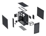 Case ASUS ATX/micro ATX/Mini-ITX Black/Transparent Midi Tower PC PRIME AP303 TG BLACK 90DC00V0-B39010
