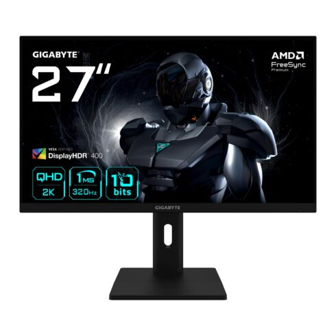 LCD Monitor GIGABYTE 27 ” 2560 x 1440 pixels Quad HD Native aspect ratio 16:9 LED Flat G27Q3EK