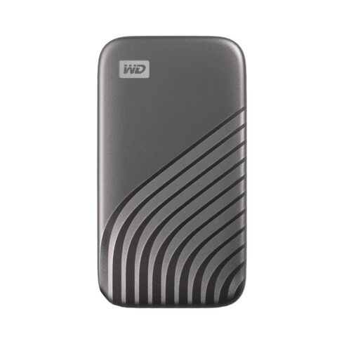 External SSD WESTERN DIGITAL My Passport 4GB USB-C USB 3.2 Write speed 1000 MBytes/sec Read speed 1050 MBytes/sec WDBAGF0040BGY-WESN