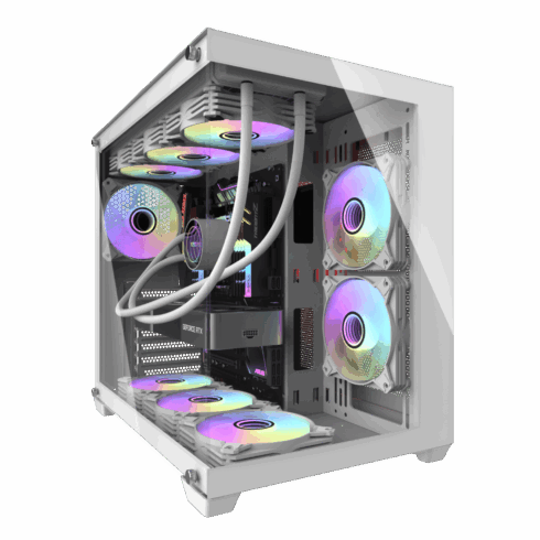 Korpusas darkFlash C285P V2 Baltas