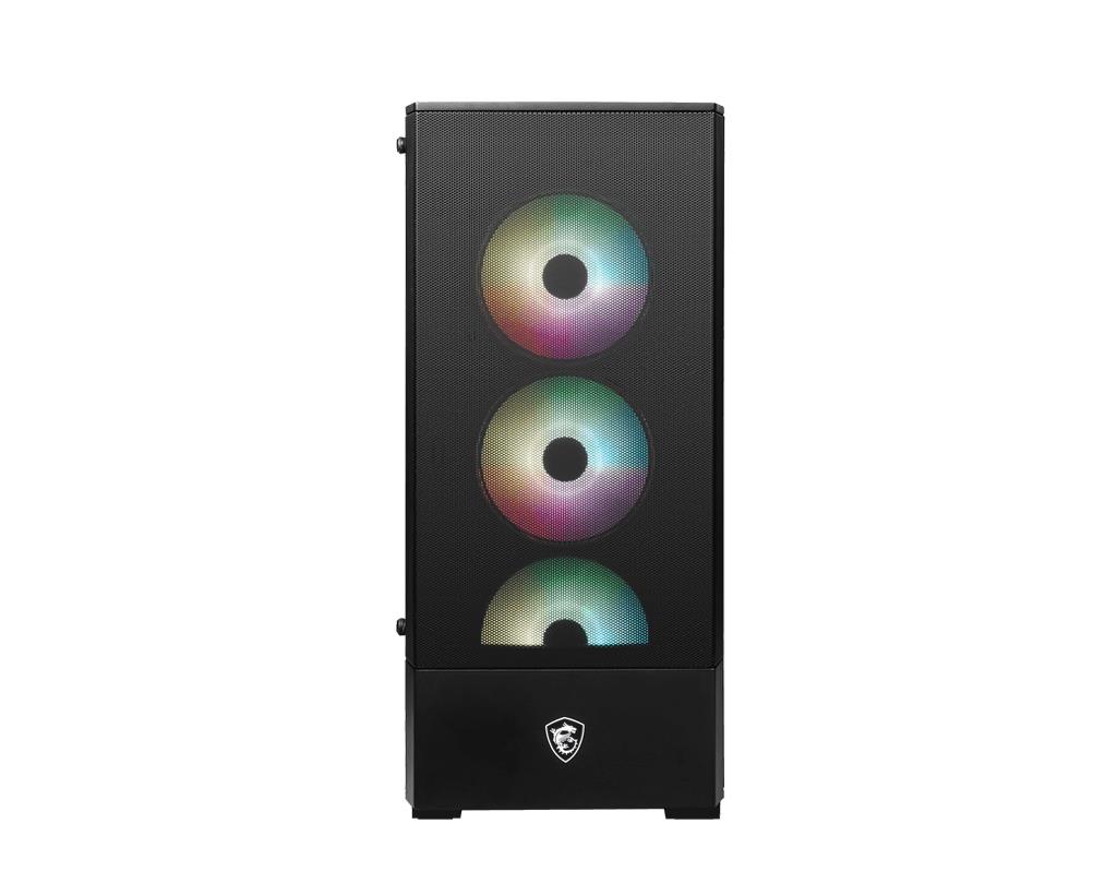 e1c5229b-a384-4b56-bab7-72a581d9da39 Case MSI MAG FORGE 112R MidiTower Not included ATX MicroATX MiniITX Colour Black MAGFORGE112R
