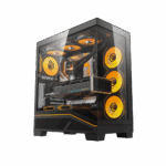 Darkflash K430 Computer Case (Black) + 6x L10 ARGB Fans