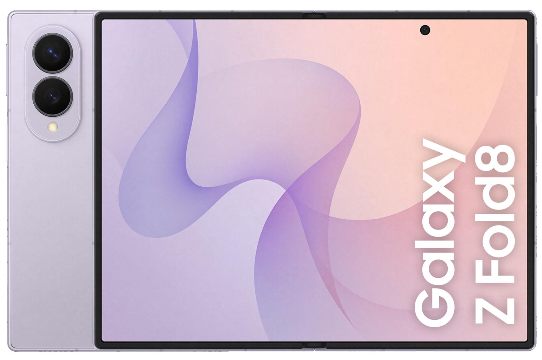 3dcacd0c-a888-44eb-bb41-236226e3552a MOBILE PHONE GALAXY FOLD8/256G LAVENDER SM-F971B SAMSUNG