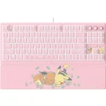 Razer Ornata V3 Tenkeyless Gaming keyboard Wired US Razer Mecha-Membrane Switches Wrist Rest Pikachu Eevee Edition