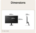 LCD Monitor LG 27 ” 1920 x 1080 pixels Full HD Native aspect ratio 16:9 LCD Flat 27U411B-B