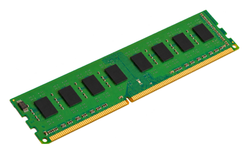 Stalinio kompiuterio DDR atminties modulis (UDIMM, be radiatoriaus)