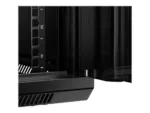 NETRACK 019-150-645-022 wall/hanging cabinet 19inch 15U/450 mm glass door black remov. side pan.