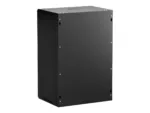 NETRACK 019-180-645-022 wall/hanging cabinet 19inch 18U/450 mm glass door black remov. side pan.