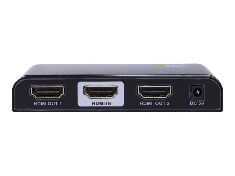 also-023974 TECHLY 023974 Techly AV HDMI 2.0 splitter 1×2 UHD 4Kx2K 3D AC power