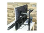TECHLY 027521 Quadruple desk LED/LCD monitor arm 13-27inch VESA 4x 10kg full motion