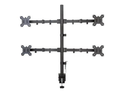 TECHLY 027521 Quadruple desk LED/LCD monitor arm 13-27inch VESA 4x 10kg full motion