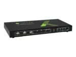 TECHLY 028702 4-port HDMI/USB KVM switch 4×1 with audio